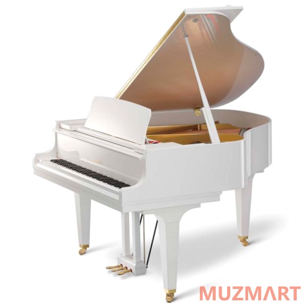 Kawai GL-30 WH/P кабинетный рояль, длина 166 см, белый полированный