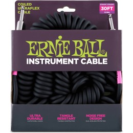 Ernie Ball 6044 Кабель инструментальный 9 метров черный