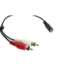 Kramer C-A35F/2RAM-1 Кабель розетка 3,5 мм - 2 RCA