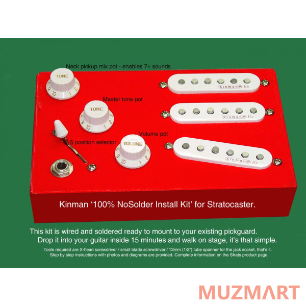 Kinman K7 Plus Harness Green Connectors Комплект расширения комбинаций звукоснимателей