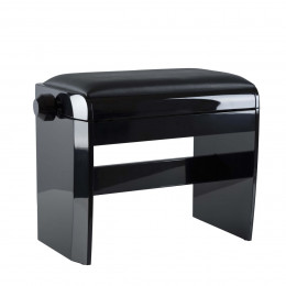 Dexibell Bench Black Polished Регулируемая деревянная банкетка