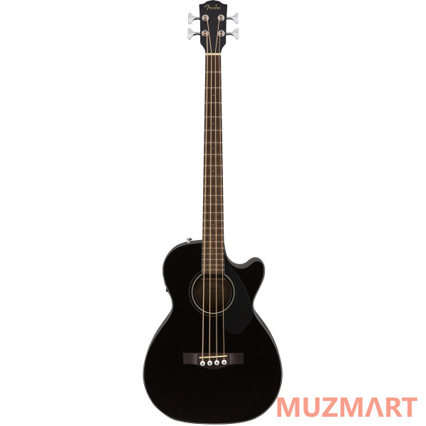 Fender CB-60SCE Bass Black LR Электроакустическая бас-гитара