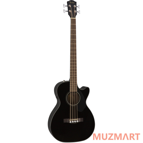 Fender CB-60SCE Bass Black LR Электроакустическая бас-гитара