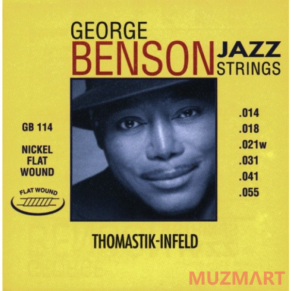 Thomastik GB114 George Benson Jazz Комплект струн для акустической гитары