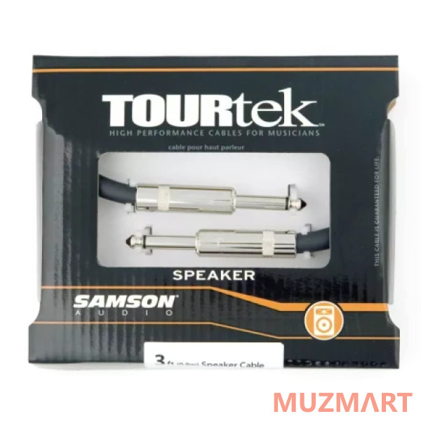 Samson TSQ3 Спикерный кабель 2х2,3 мм2 Jack-Jack, длина 0,91 м