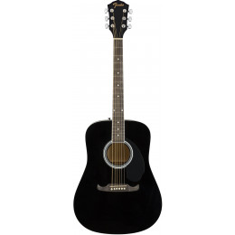 Fender FA-125 Dreadnought, Black Акустическая гитара