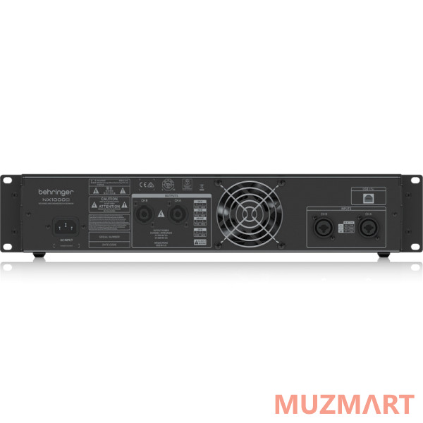 Behringer NX1000D Профессиональный 2-канальный усилитель мощности с DSP