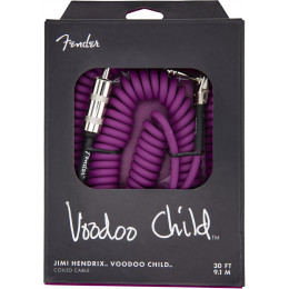 Fender HENDRIX VOODOO CHILD CABLE PURPLE Гитарный кабель