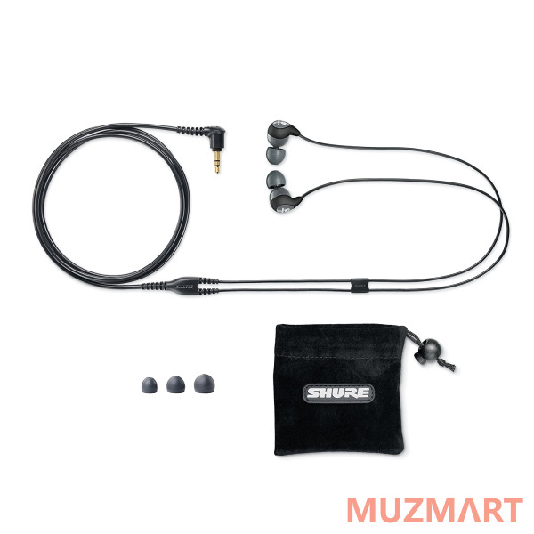 Shure SE112-GR-EFS Наушники внутриканальные с одним динамическим драйвером