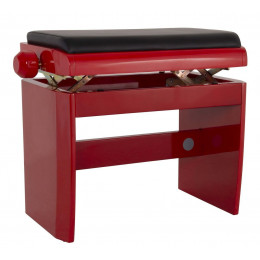Dexibell Bench Red Polished Банкетка красная полированная