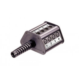 Neutrik NSB1A-8/4 Распределительная коробка 8 XLR "мама" - 4 XLR "папа"