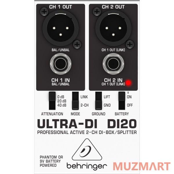 Behringer DI20 Активный DI-box