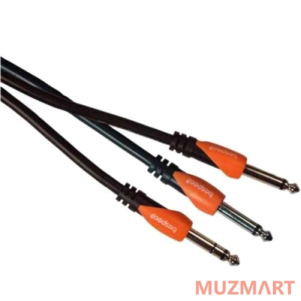 Bespeco Silos SLYS2J300 Кабель Jack 6.3 мм стерео - 2 х Jack 6.3 мм моно, 3м