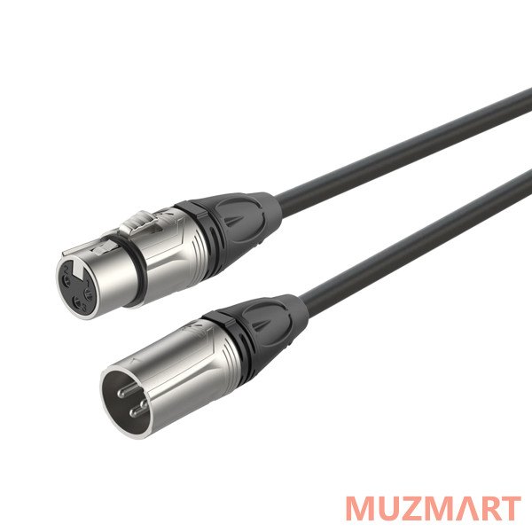 Roxtone DMXX200/6 Кабель микрофонный XLR-XLR, 6м