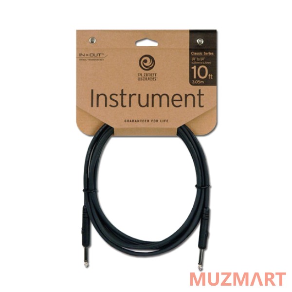 Planet Waves PW-CGT-10 Кабель инструментальный Jack-Jack, 3,05м