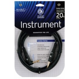 Planet Waves PW-GRA-20 Кабель инструментальный Jack-Jack, 6,1 м