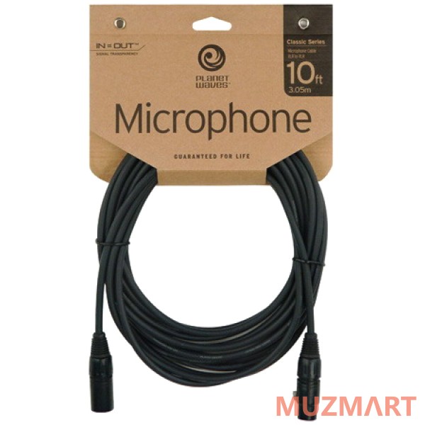 Planet Waves PW-CMIC-10 Микрофонный шнур 3,05м