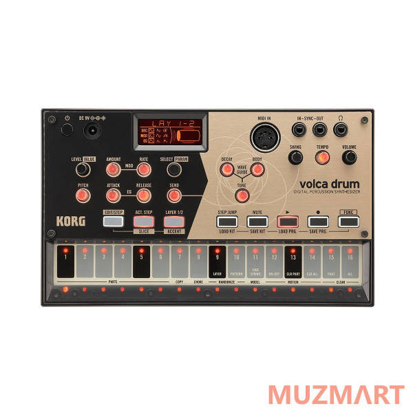 Korg VOLCA DRUM Полумодульный синтезатор драммашина