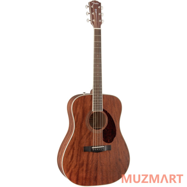 Fender PM-1 Dreadnought All Mahogany with Case, Natural OV Акустическая гитара