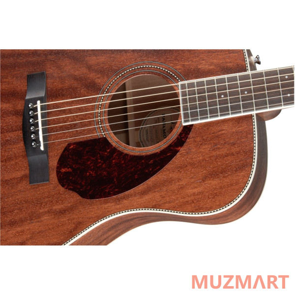 Fender PM-1 Dreadnought All Mahogany with Case, Natural OV Акустическая гитара