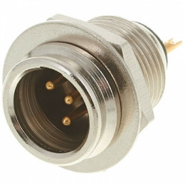 Neutrik RT4MP Панельный разъем mini XLR male 4 контакта