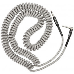 Fender Professional Coil Cable 30' White Tweed инструментальный