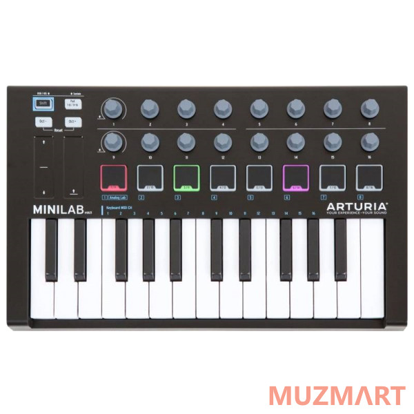 Arturia MiniLab mkII Black Edition 25 MIDI-клавиатура