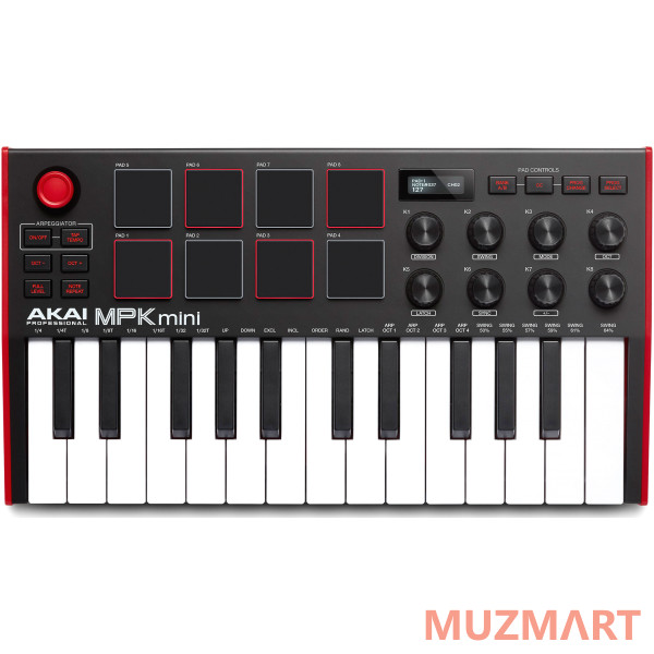 Akai Pro MPK MINI MK3 USB Миди клавиатура