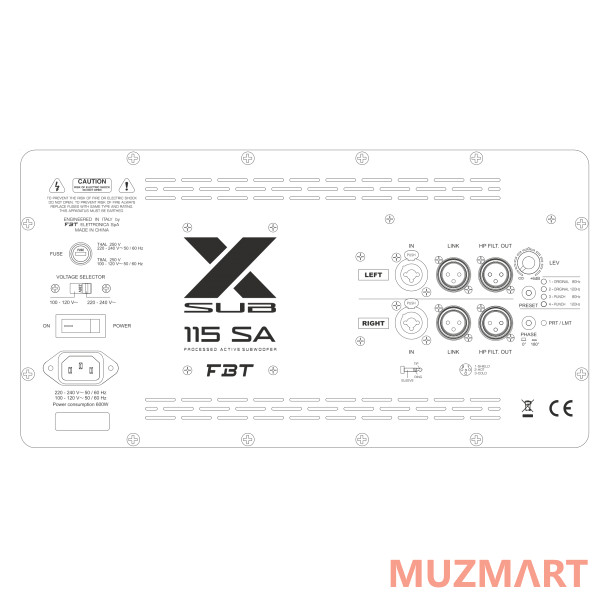 FBT X-SUB 115SA Активный сабвуфер