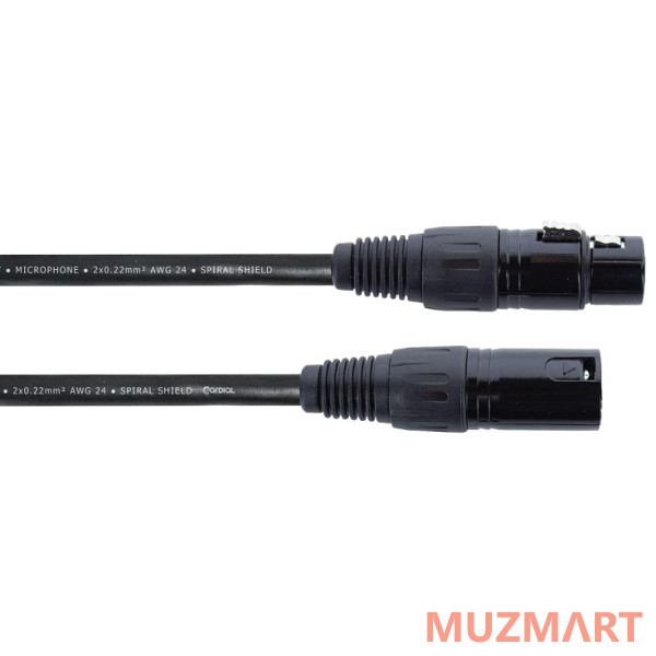Cordial EM 5 FM микрофонный кабель XLR female—XLR male, 5,0м