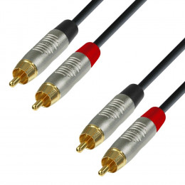 Adam Hall K4 TCC 0600 Аудиокабель 2 x RCA(M)-2 x RCA(M)