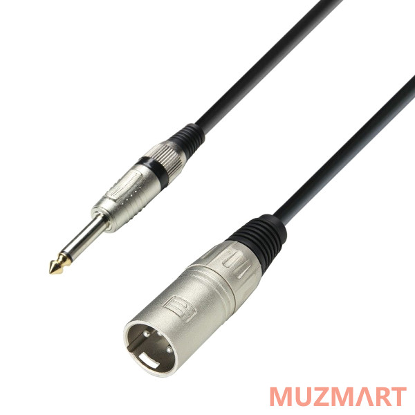 Adam Hall K3 MMP 0600 Микрофонный кабель XLR(M)-6,3 Jack mono