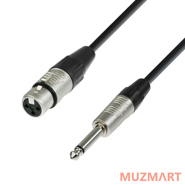 Adam Hall K4 MFP 0500 Микрофонный кабель XLR(F)-6,3 Jack mono, 5 метров