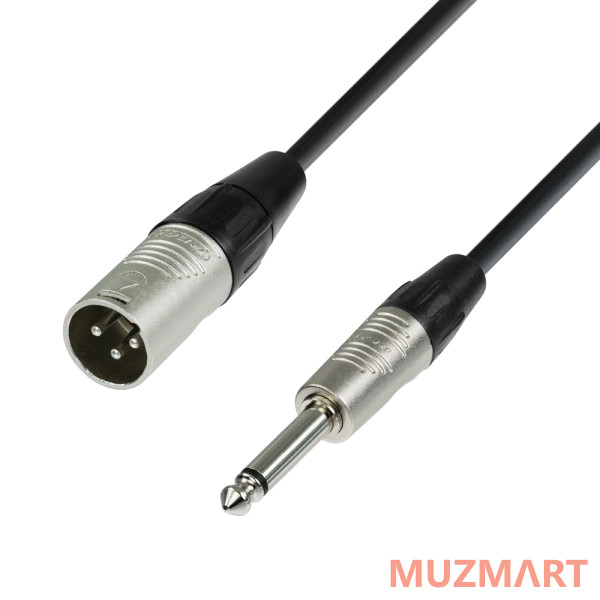 Adam Hall K4 MMP 0150 Микрофонный кабель XLR(M)-6,3 Jack mono