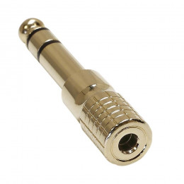Adam Hall 7543 G Переходник 3,5 stereo Jack(F)-6,3 stereo Jack(M)