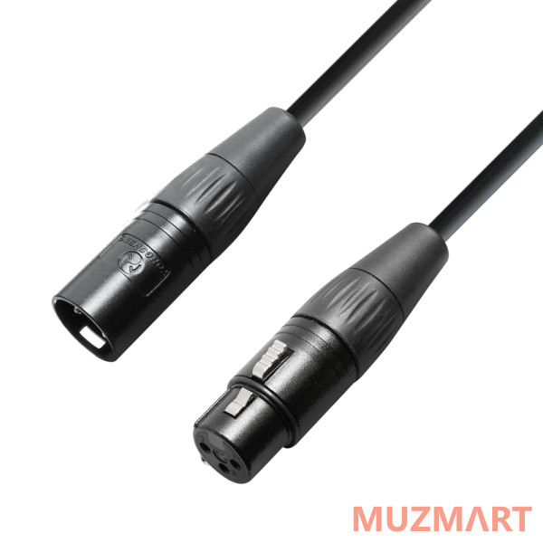 Adam Hall K4 KMMF 0100 Krystal Edition Микрофонный кабель XLR(F)-XLR(M)