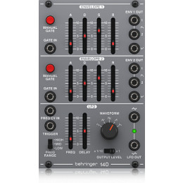 Behringer 140 DUAL ENVELOPE/LFO Аналоговый Dual Envelope/LFO модуль для Eurorack
