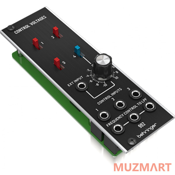 Behringer 992 CONTROL VOLTAGES модуль синтезатора: модуль CV-маршрутизации, 3 входа, 3 выхода, аттенюатор, формат Eusorack