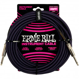 Ernie Ball 6397 Кабель инструментальный, прямой/прямой 7,62 м