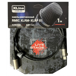 XLine Cables RMIC XLRM-XLRF 01 Кабель микрофонный 1 м