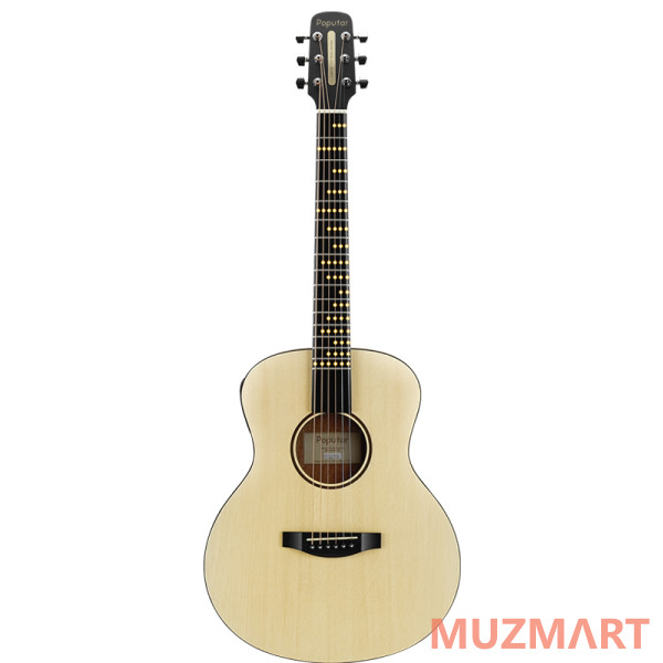 PopuMusic Poputar T1 Smart Guitar Travel Edition Wood Умная акустическая гитара уменьшенного размера