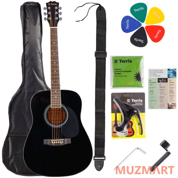 Terris TD-041 BK Starter Pack Набор гитариста