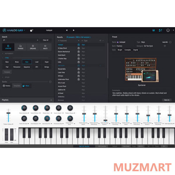 Arturia Microlab Orange MIDI-клавиатура 25 клавиш