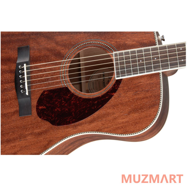 Fender PM-1 DREADNOUGHT ALL MAHOGANY WITH CASE, NATURAL OV Акустическая гитара