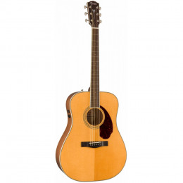 Fender PM-1E DREAD STD NAT W/CASE OV Акустическая гитара с кейсом