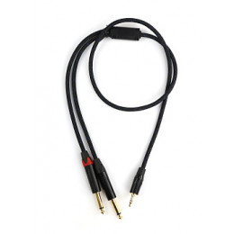 AuraSonics J35Y2J63-1 Аудио Y-кабель jack 3.5мм-2 x jack 6.3