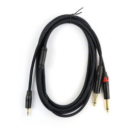 AuraSonics J35Y2J63-3 Аудио Y-кабель jack 3.5мм -2 x jack 6.3