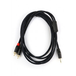 AuraSonics J35Y2RCA-3 Аудио Y-кабель jack 3.5 - 2 x RCA, 3м
