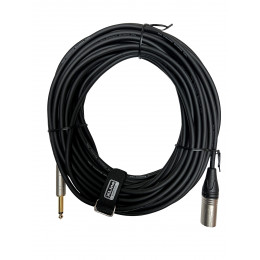 XLine Cables RMIC XLRM-JACK 20 Кабель микрофонный XLR 3 pin male - JACL 6.3 mono, 20м