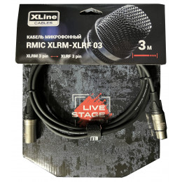 XLine Cables RMIC XLRM-XLRF 03 Кабель микрофонный